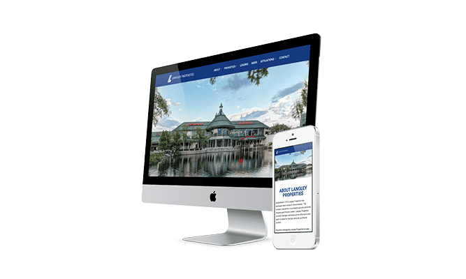 Our Work 4 langley property tunnel vision design web design